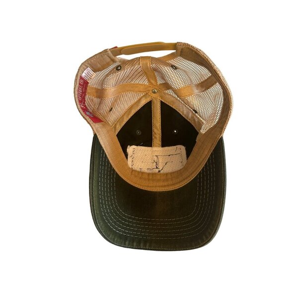 Reynolds Farm Equipment Embroidered Patch Meshback Green Hat Cap Adjustable - Picture 6 of 9